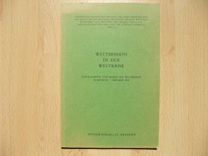 gebrauchtes Buch – Weltmission in der Weltkrise