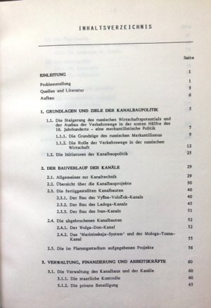 gebrauchtes Buch – Wolfgang Sartor – Der Bau von Binnenkanälen in Rußland von 1695 bis 1762