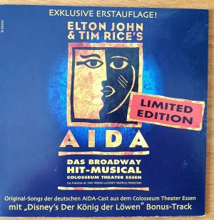 gebrauchter Tonträger – Elton John – Aida. Das Brodway Hit-Musical (Limited Edition)