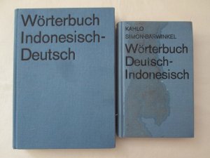 VEB Verlag Enzyklopädie (Max Hueber Verlag): Wörterbuch - Indonesisch (1.) Indonesisch-Deutsch + 2.) Deutsch-Indonesisch)