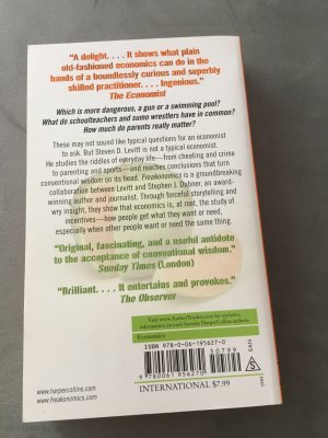 gebrauchtes Buch – steven D. Levitt – Freakonomics