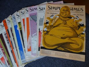 Simplicissimus*Original*Satire*Wochen*Zeitschriften*Jahrgang 1961, Komplett 52 Stück !!!