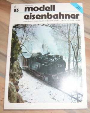 gebrauchtes Buch – Autorenkollektiv – modelleisenbahner - Eisenbahn-Modellbahn-Zeitschrift - Heft 1 / 1983