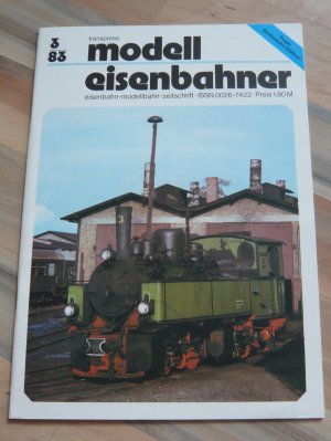 gebrauchtes Buch – Autorenkollektiv – modelleisenbahner - Eisenbahn-Modellbahn-Zeitschrift - Heft 3 / 1983