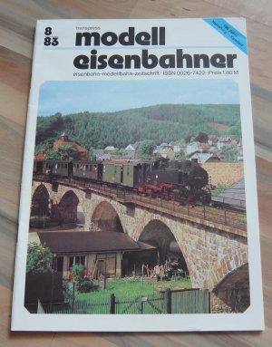 gebrauchtes Buch – Autorenkollektiv – modelleisenbahner - Eisenbahn-Modellbahn-Zeitschrift - Heft 8 / 1983