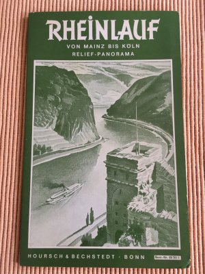 gebrauchtes Buch – Rheinlauf von Mainz bis Köln, Relief-Panorama