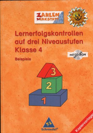 gebrauchtes Buch – Diverse – Lernerfolgskontrollen auf drei Niveaustufen Klasse 4 - Kopiervorlagen mit CD ROM