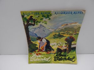 Allgäuer Alpen, Klein-Walsertal, Informationsflyer