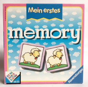 Mein erstes Memory A3 1999 Ravensburger 21201 - ab 3 Jahren - für 2 - 4 Spieler - Spieldauer ca 15 Minuten