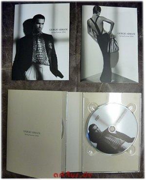 Giorgio Armani : Spring / Summer 2004 : 2 Prospekte und 2 DVDs