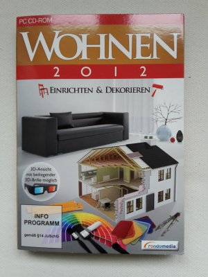 Wohnen 2012 - Einrichten & Dekorieren - CD-ROM mit 3-D-Brille