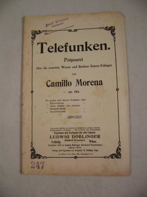 Telefunken. Potporri 1929