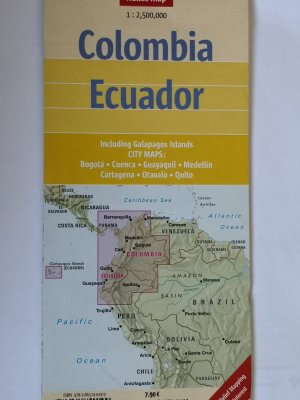 gebrauchtes Buch – Günter Nelles – Colombia - Ecuador 1:2.500.000