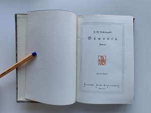 antiquarisches Buch – Fjodor M. Dostojewskij – Die Dämonen , 2 Bände