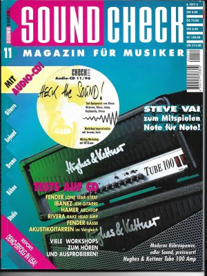 gebrauchtes Buch – Sound Check Magazin für Musiker, 11/1996