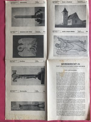 gebrauchtes Buch – Werkbericht - Kunst und Kunsthandwerk im Raum der Kirche - 1/3/4/5/6/64/65/67/69/