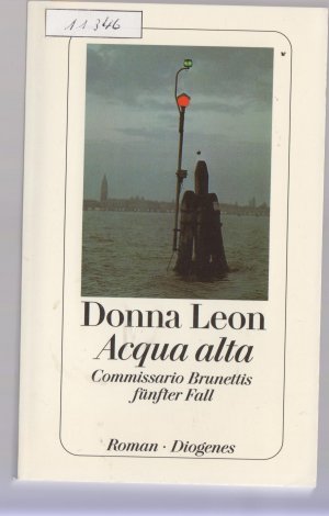 gebrauchtes Buch – Donna Leon – Acqua alta - Commissario Brunettis fünfter Fall