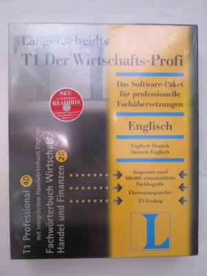 Langenscheidts T1 Der Wirtschafts-Profi Englisch (T1 Professional 4.0 mit integriertem Handwörterbuch Englisch + Fachwörterbuch Wirtschaft, Handel und […]