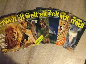 tierwelt Alles über Tiere und die Welt in der sie leben Nr. 4, 5, 6, 7, 8, 9 u11 aus 1977