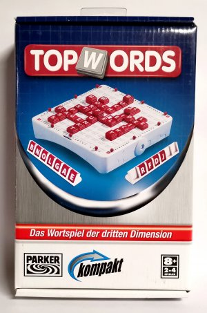 Topwords kompakt A13  - Ausgabe im unbespielten Neuzustand 2007 Parker Hasbro - für 2 bis 4 Spieler - ab 8 Jahren - Spieldauer ca 30 min