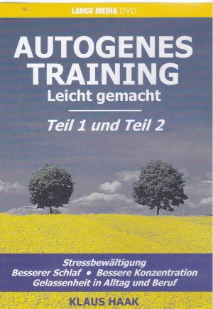 gebrauchter Film – Klaus Haak – Autogenes Training leicht gemacht Teil 1 und Teil 2