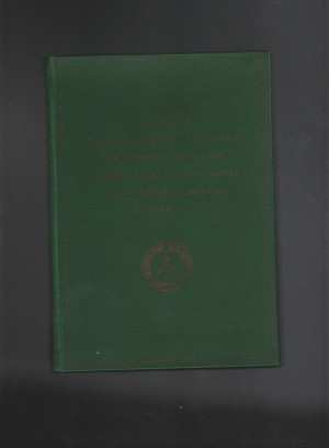 Die II. Konferenz der Vorsitzenden und Aktivisten der Landwirtschaftlichen Produktionsgenossenschaften vom 5. und 6. Dezember 1953 in Halle