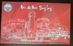 gebrauchtes Buch – Thang Long Water Puppet Theatre - Múa Rôi Nuoc Thang Long (Sammelmappe 10 AK) + Programmblatt