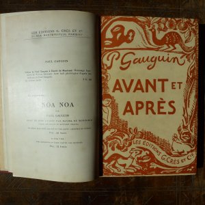 antiquarisches Buch – Paul Gauguin – Avant et Après - avec les vingt-sept dessins du manuscrit original