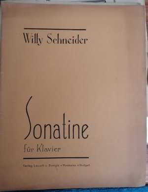 Sonatine für Klavier, Op. 7 (1932).