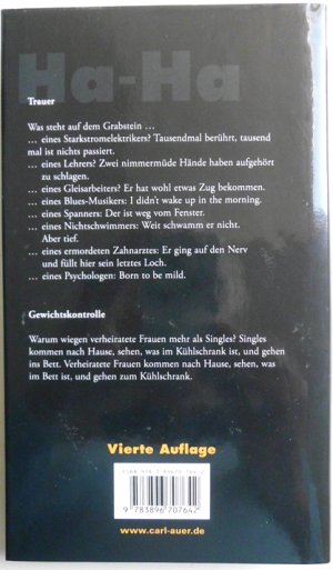 gebrauchtes Buch – Bernhard Trenkle – Das zweite Ha-Handbuch der Witze zu Hypnose und Psychotherapie