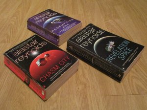 Revelaton Space Cyclus - Alastair Reynolds - Redemption Ark, Chasm City, Revelation Space - 3 Science Fiction novels Englisch English