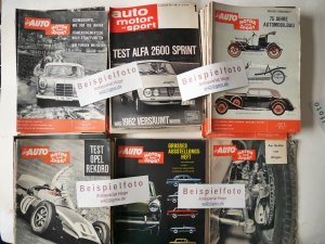 das AUTO, MOTOR UND SPORT – 1962 Heft 1 2 3 4 5 6 7 8 9 24 25 26 . Zeitschrift ( Alfa Romeo Auto Union BMW Borgward Fiat Ford Citroen DAF DKW Lancia Lloyd […]