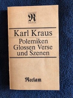 Polemiken, Glossen, Verse und Szenen