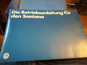 betriebsanleitung für den santana   plus kompletten serviesbuch   v. w.