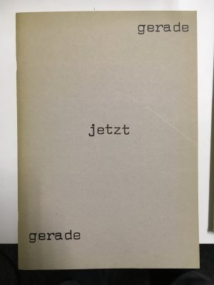 gebrauchtes Buch – Rolf Glasmeier, Jiri Hilmar – gruppe gerade: gerade jetzt gerade