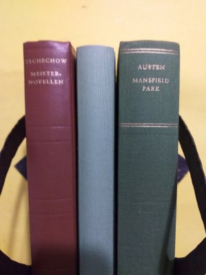 3 Manesse-Bändchen : Mansfield Park + Der schwarze Hahn + Meisternovellen.