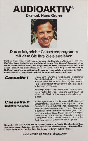 gebrauchtes Hörbuch – D. med – Audioaktiv Cassettenprogramm. Einfach zuhören und das Gedächnis verbessern