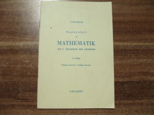 gebrauchtes Buch – Lothar Kusch – Ergebnisheft zu Mathematik; Teil 2: Grundzüge der Geomertrie