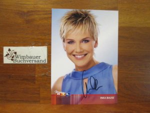 Original Autogramm Inka Bause /// Autogramm Autograph signiert signed signee