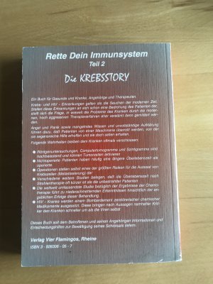 gebrauchtes Buch – Hoffmann, Klaus U – Rette dein Immunsystem Teil 2 DIE KREBSSTORY