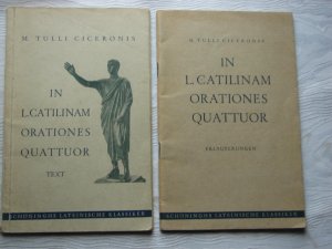 antiquarisches Buch – Cicero – In L. Catilinam orationes quattuor - Text und Erläuterungen