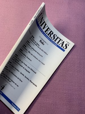 gebrauchtes Buch – Universitas. Zeitschrift für interdisziplinäre Wissenschaft. 49. Jahrgang April/1994 Nummer 574