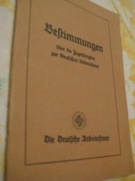antiquarisches Buch – Bestimmungen über die Zugehörigkeit zur Deutschen Arbeitsfront antiquarisches Buch – Bestimmungen über die Zugehörigkeit zur Deutschen Arbeitsfront