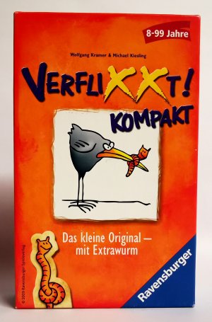 gebrauchtes Spiel – Wolfgang Kramer und Michael Kiesling – Verflixxt Kompakt A5 2009 Ravensburger 23281 - ab 8 Jahren - für 2 bis 4 Spieler - Spieldauer ca 20 Minuten