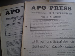 APO Press. Informationsblatt der Studenten, Schüler und Arbeiter in Hamburg