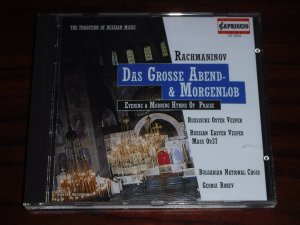 gebrauchter Tonträger – Rachmaninoff,Sergej  – Das große Abend- und Morgenlob op.37 - Russische Oster Vesper - Bulgarischer Nationalchor / Svetoslav Obretenov