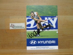 Original Autogramm Nadine Ernsting-Krienke Hockey /// Autogramm Autograph signiert signed signee