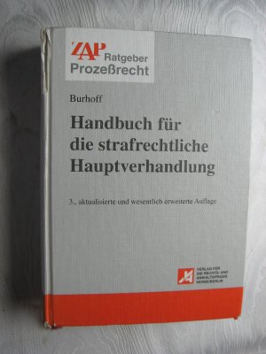 Handbuch für die strafrechtliche Hauptverhandlung