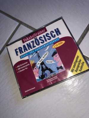 gebrauchtes Hörbuch – Vokabeltrainer Französisch. 2 CD- ROMs für Windows 3.1/95. Basis- und Aufbauwortschatz.