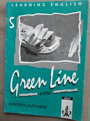 gebrauchtes Buch – Learning English Green Line new 5 Kontrollaufgaben